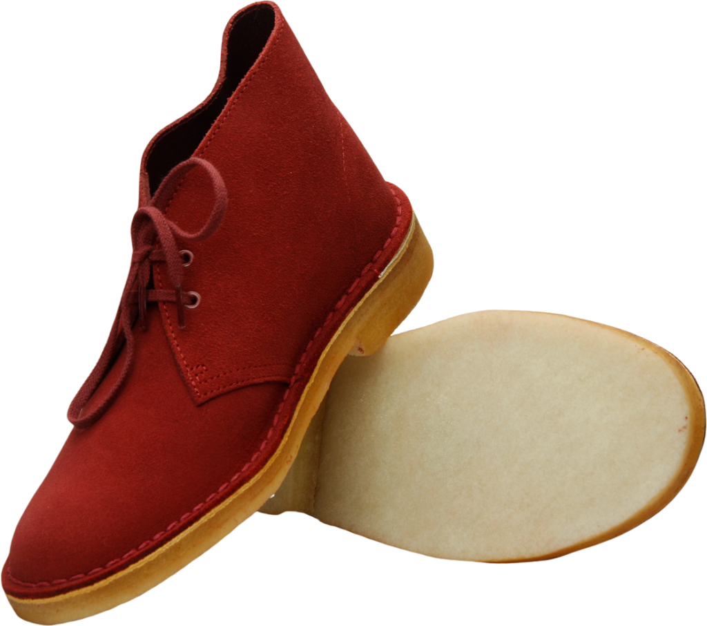 Clarks Desert Boot Suede Cherry