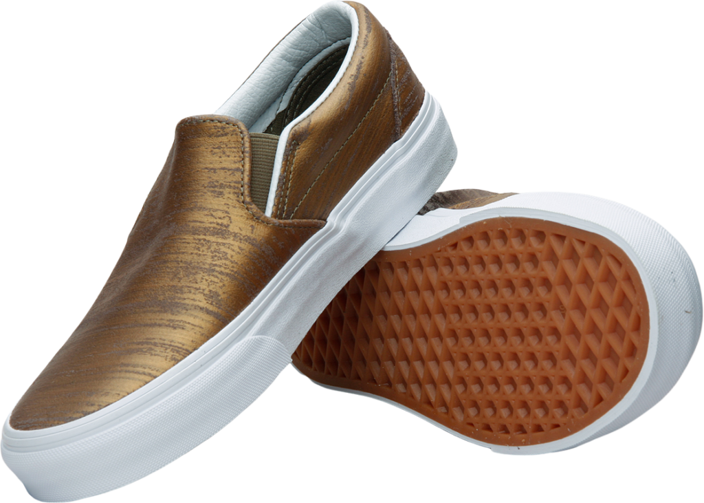 Vans Slip-On (Brushed Metallic) Gold