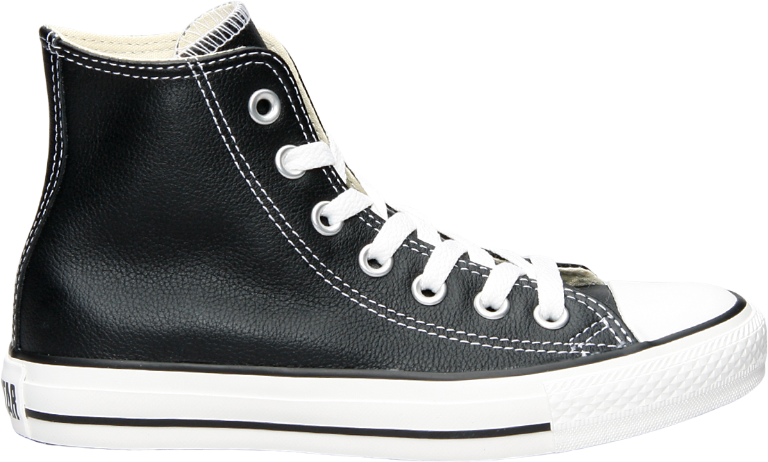 all star black leather converse