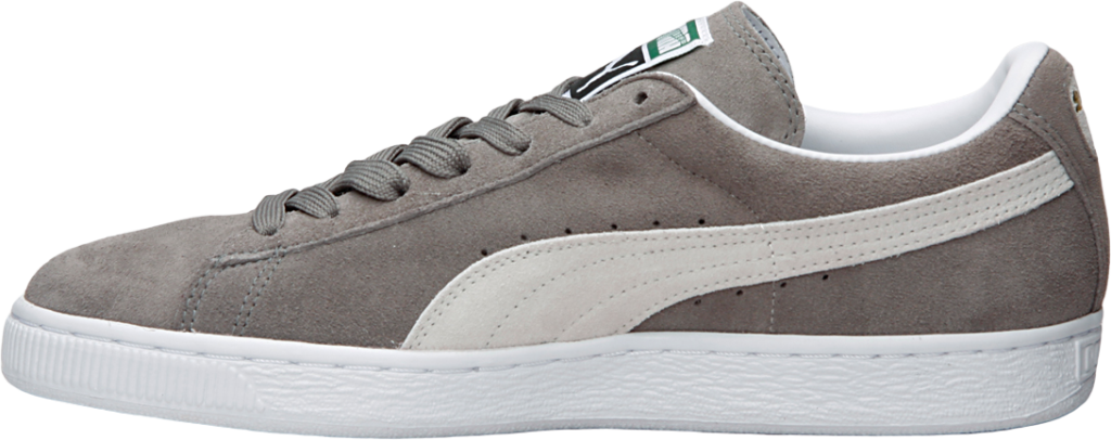 grey and white puma