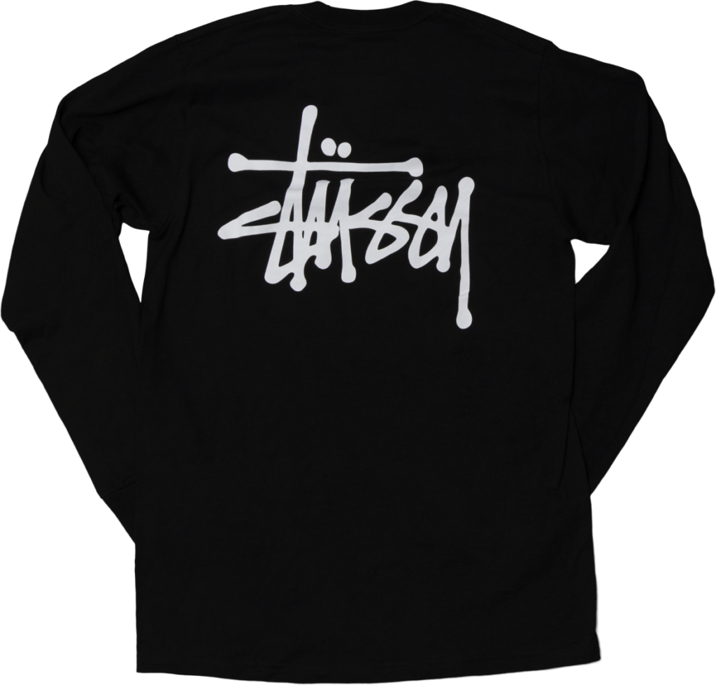 Stussy Basic LS Tee Black