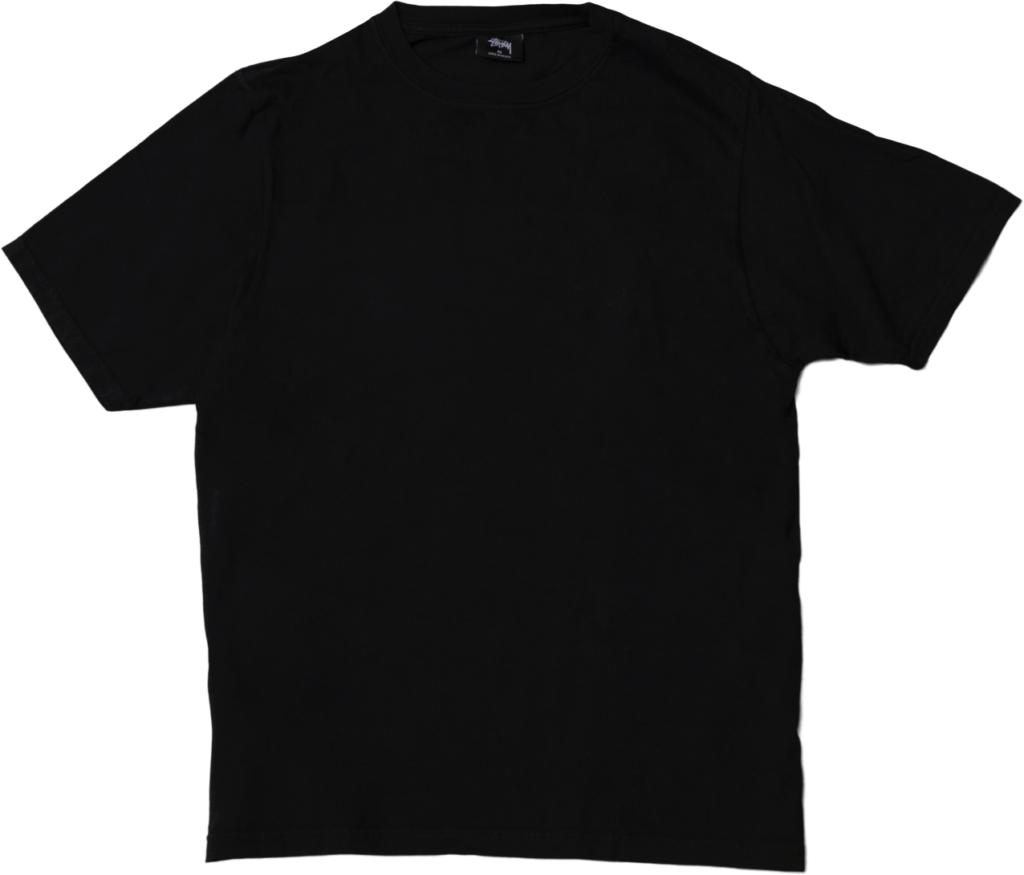 Stussy Basic Logo Pig.Dyed Tee Black