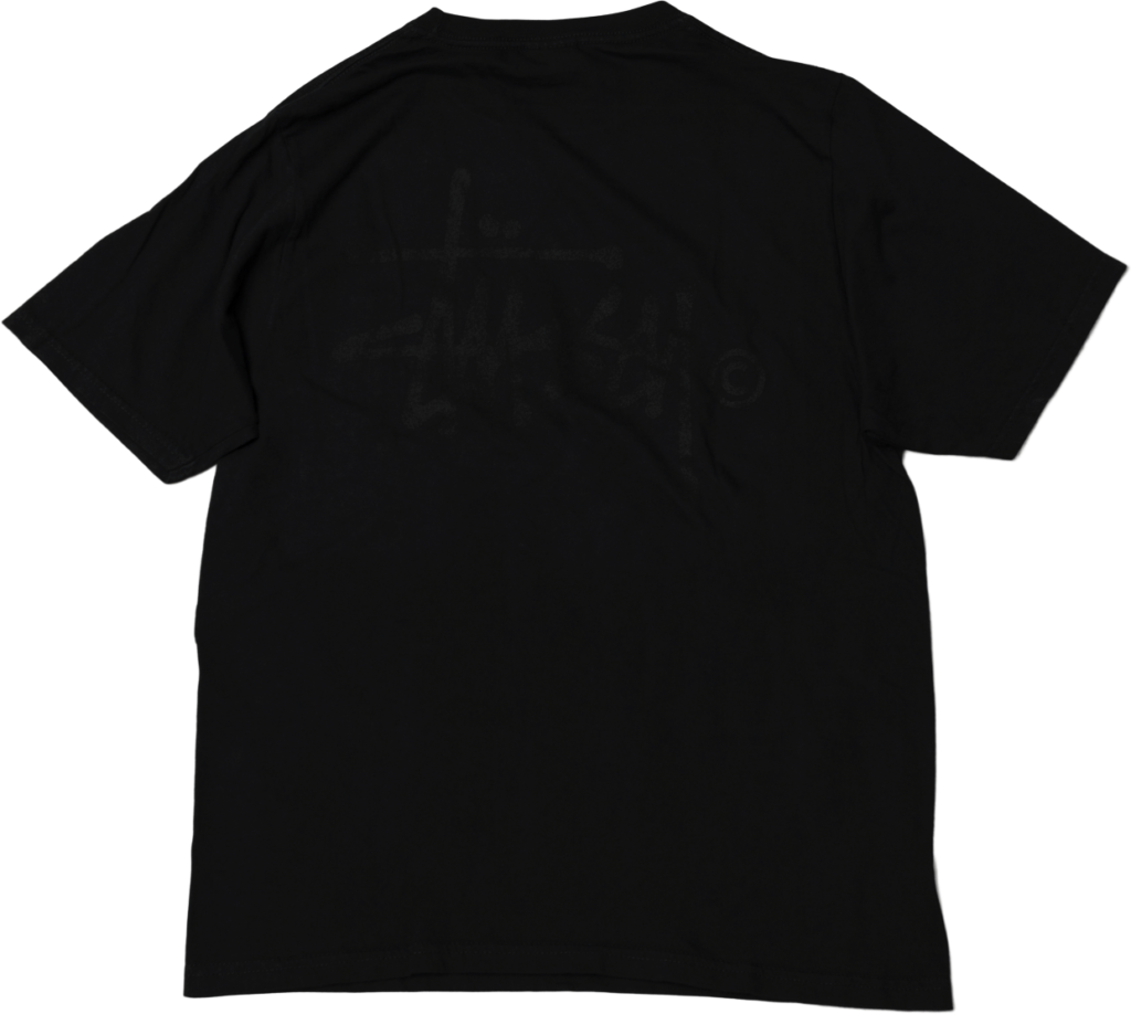 Stussy Basic Logo Pig.Dyed Tee Black