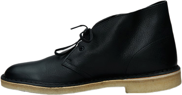 Clarks Desert Boot Tumbled Leather Blk