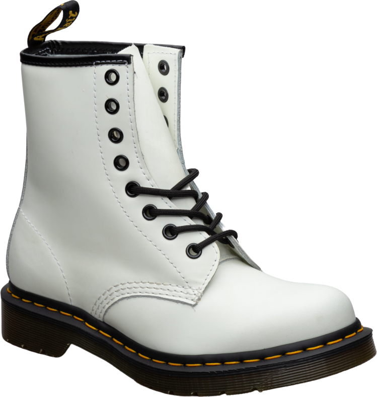 white dr martens 1460 smooth