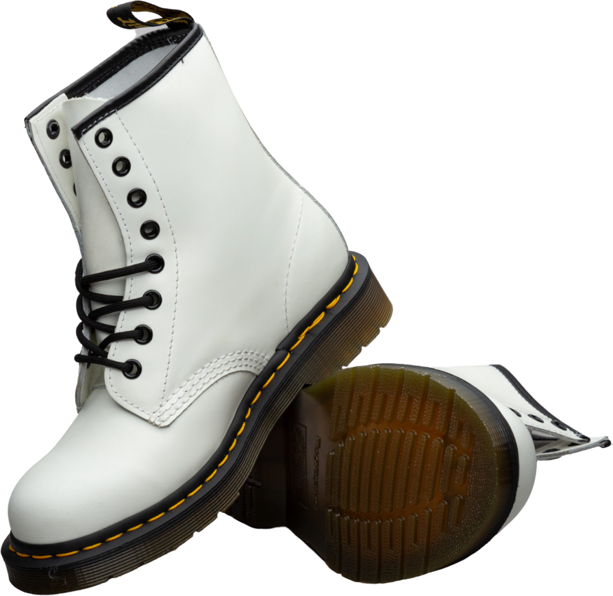 white dr martens 1460 smooth