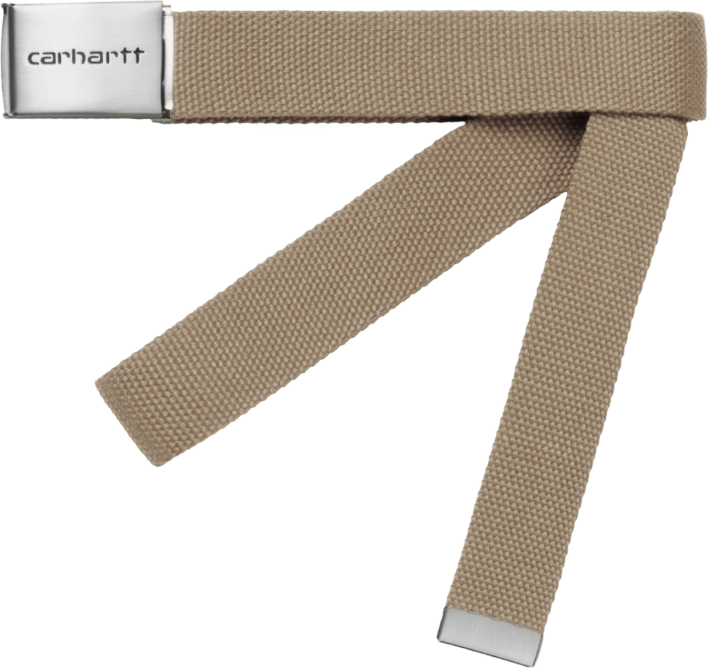 Carhartt WIP Clip Belt Chrome Leather