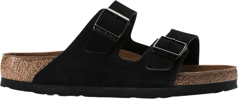 Birkenstock Arizona Soft Footbed Black Suede Normal