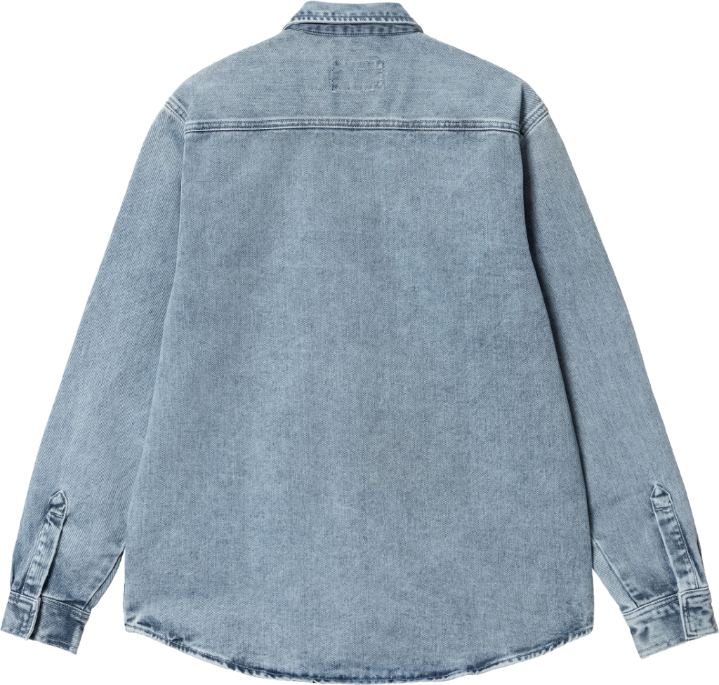 Carhartt WIP Salinac Shirt Jac Blue Light Used Wash