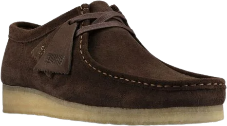 Clarks Originals Wallabee Dark Brown Suede