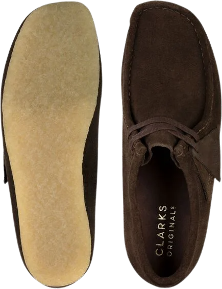 Clarks Originals Wallabee Dark Brown Suede