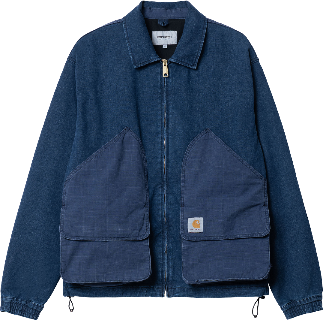 Carhartt WIP Alma Jacket Blue Stone Washed - Karltex.se