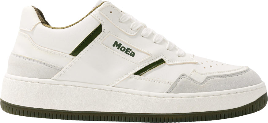 MoEa Gen-1 Cactus White & Green Suede