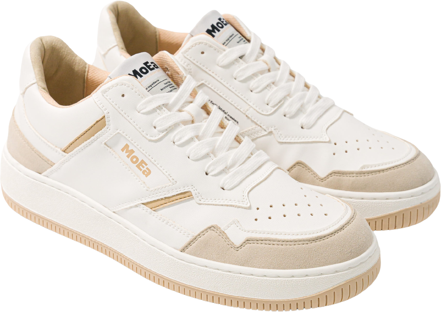 MoEa Gen-1 Corn White & Beige Suede