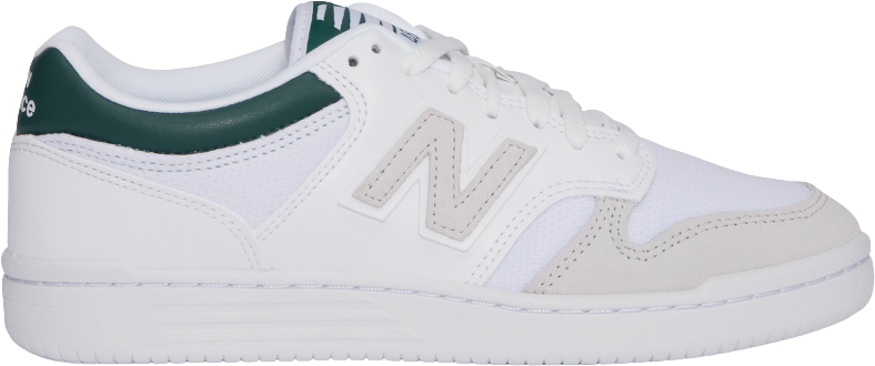 New Balance BB480 LKD White/Nighwatch Green