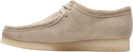 Clarks Originals Wallabee Pale Grey Suede