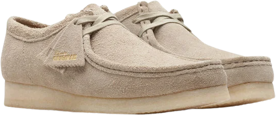 Clarks Originals Wallabee Pale Grey Suede