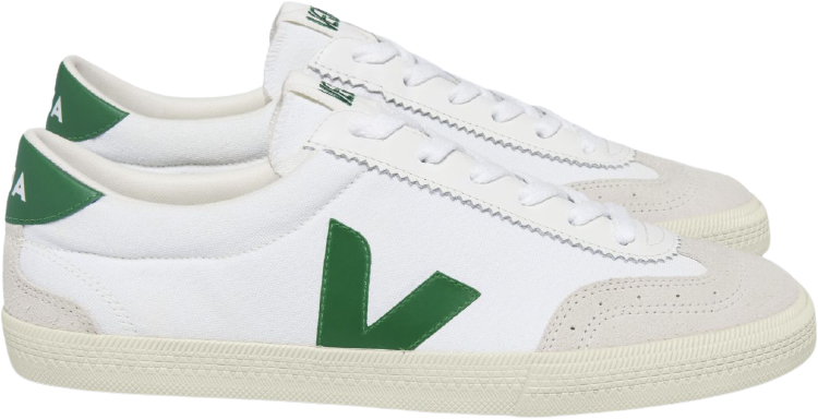 Veja Volley Canvas White Emeraude