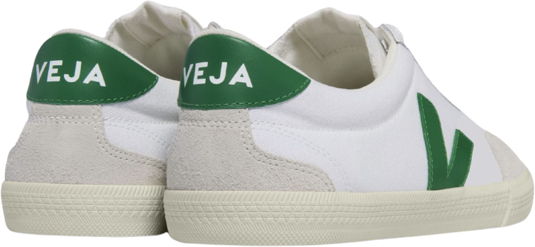 Veja Volley Canvas White Emeraude