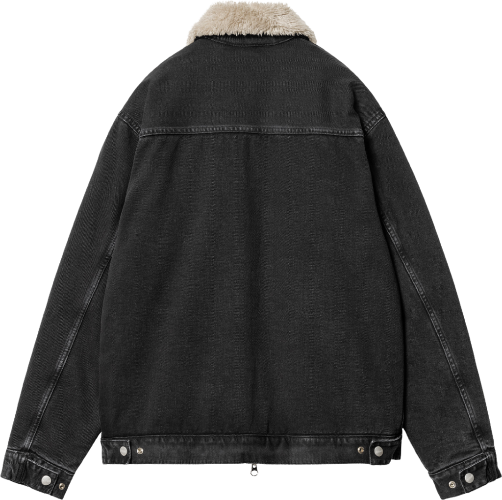 Carhartt WIP Herald Jacket Black/Wall Stone Washed