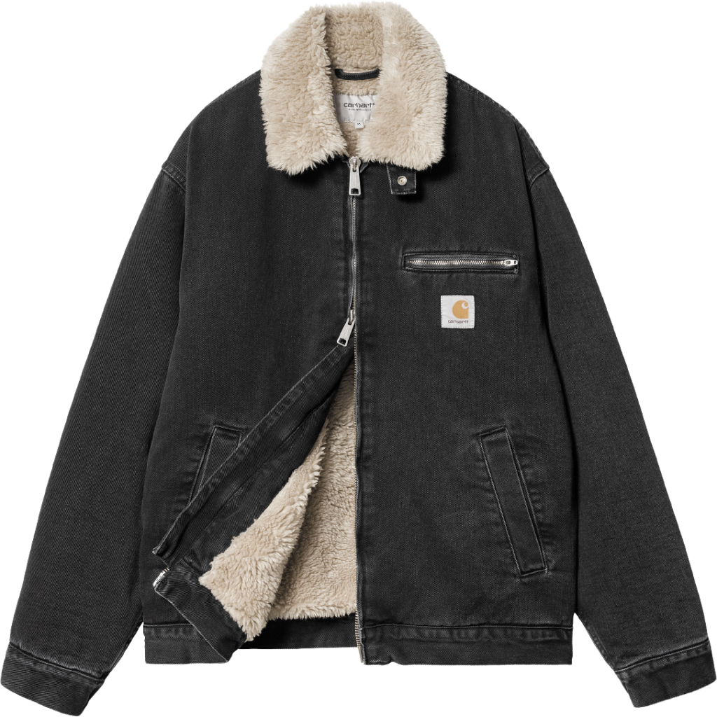 Carhartt WIP Herald Jacket Black/Wall Stone Washed