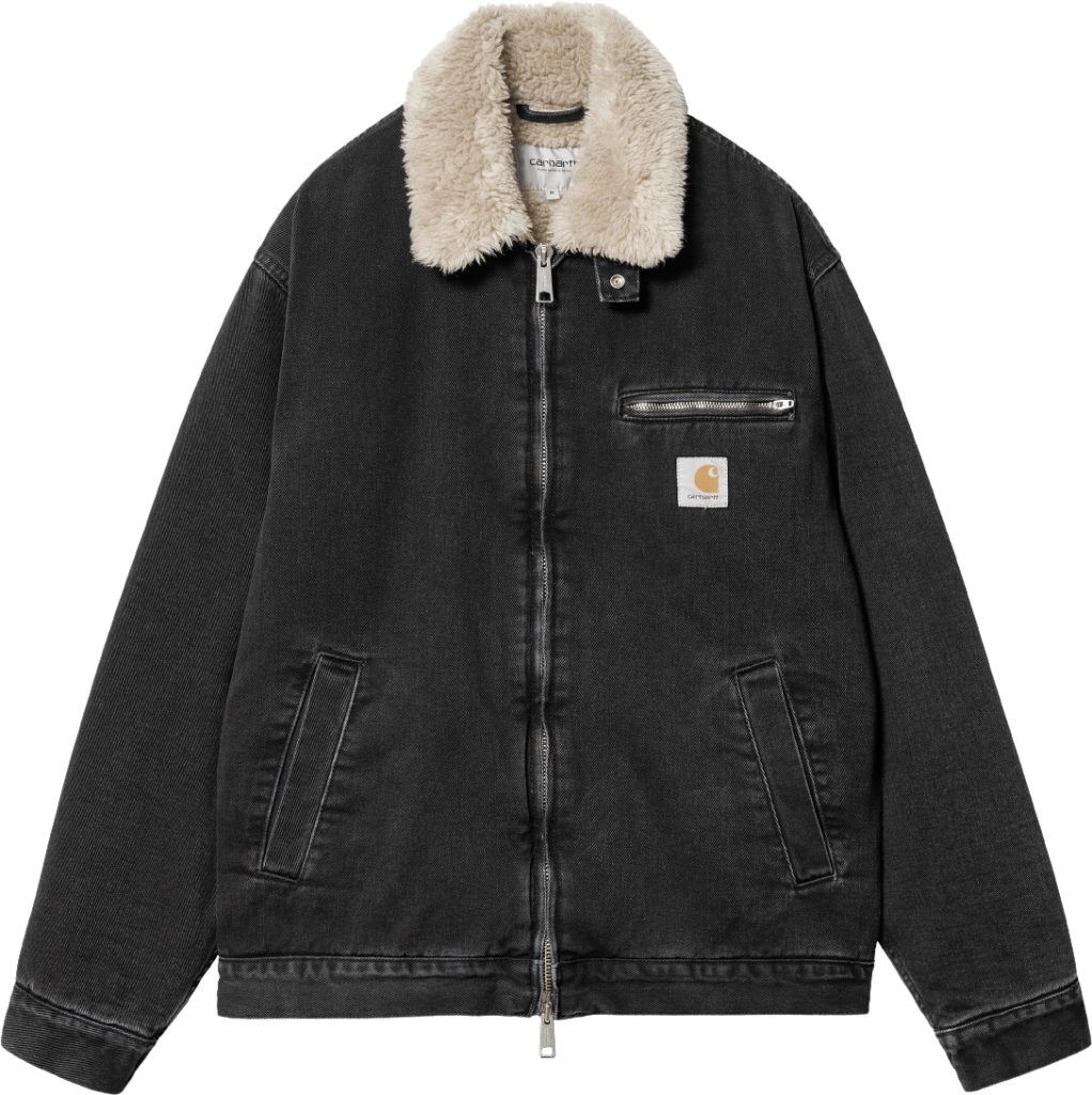 Carhartt WIP Herald Jacket Black/Wall Stone Washed