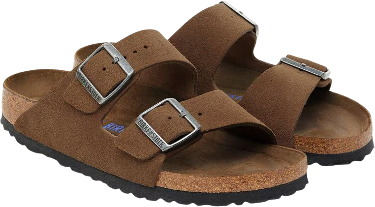 Birkenstock Arizona SFB Normal Suede Dark Tea Tonal