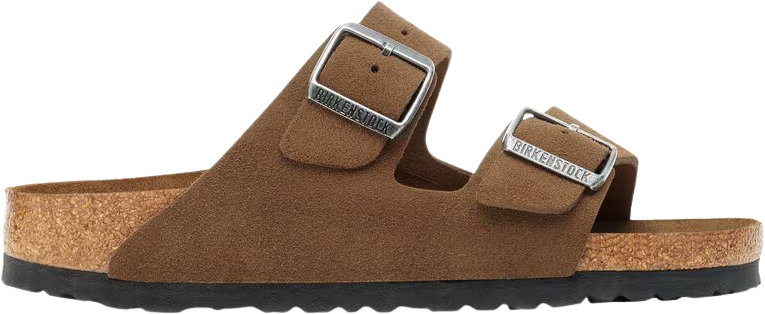 Birkenstock Arizona SFB Normal Suede Dark Tea Tonal