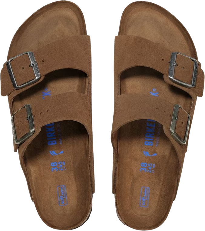 Birkenstock Arizona SFB Normal Suede Dark Tea Tonal