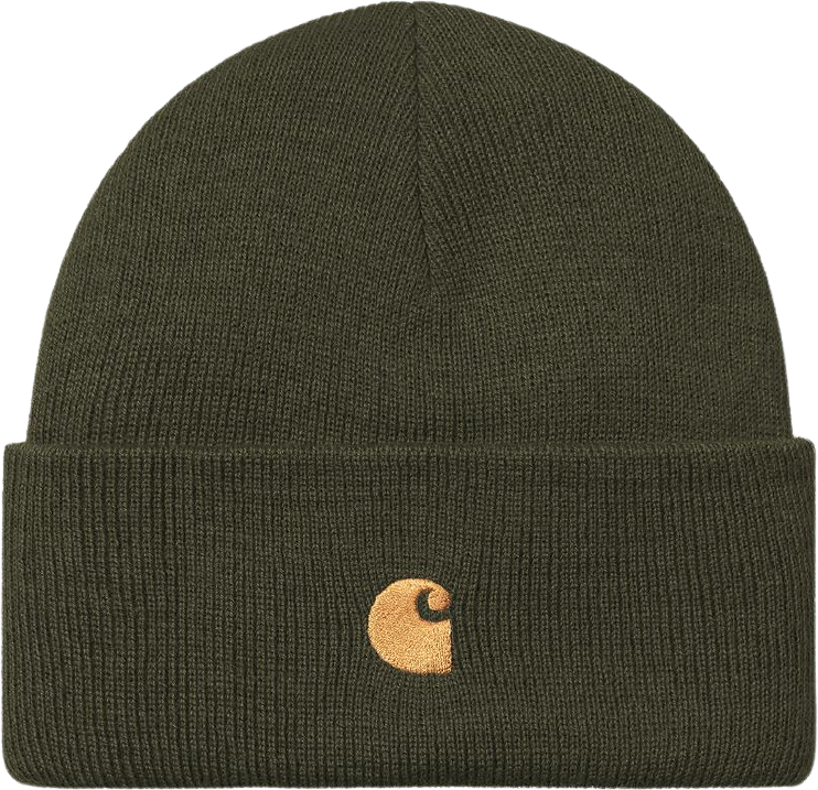 Carhartt WIP Chase Beanie Olive/Gold