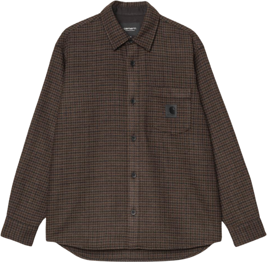 Carhartt WIP L/S Lowis Shirt Lowis Houndstooth Vitola