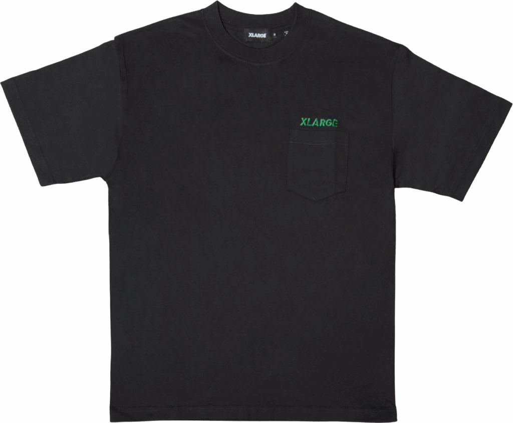 X LARGE Slanted OG S/S Pocket Tee Black