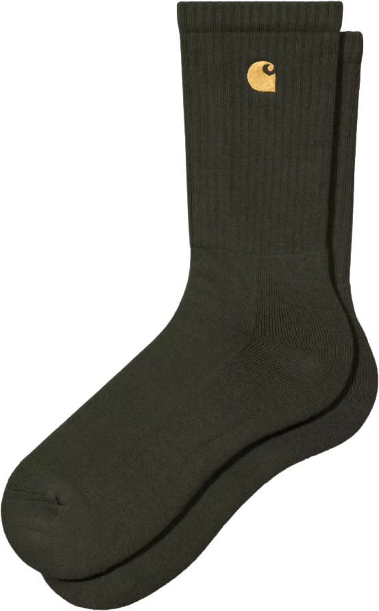 Carhartt WIP Chase Socks Olive/Gold