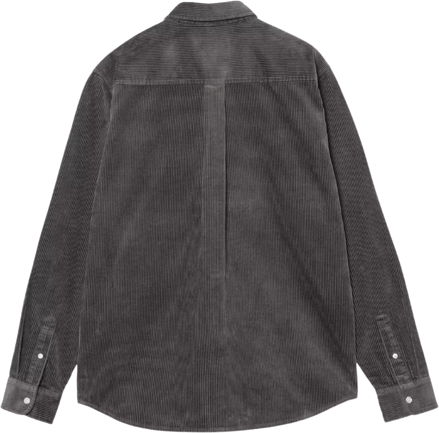 Carhartt WIP L/S Madison Cord Shirt Graphite