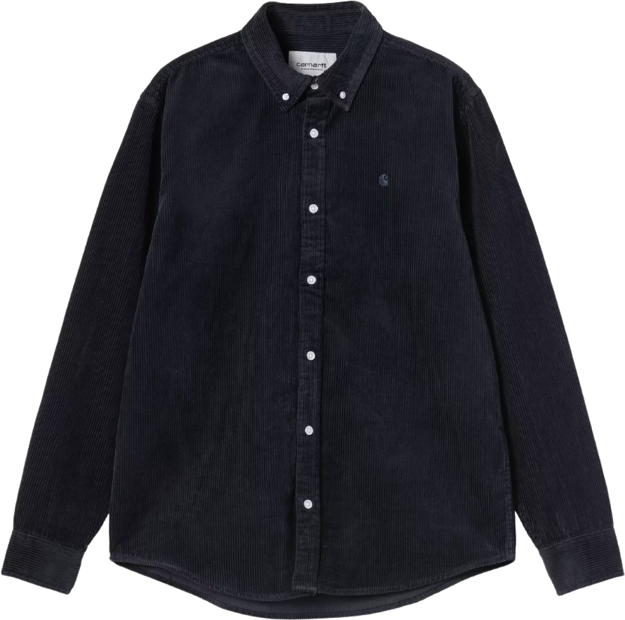 Carhartt WIP L/S Madison Cord Shirt Dark Navy