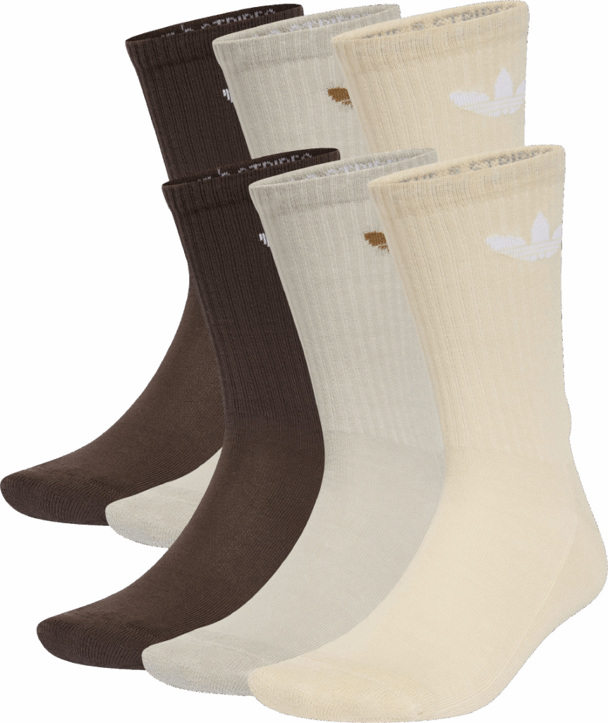 Adidas Trefoil Cushion Crew S 6-pack Brown/Putgre/Crysan
