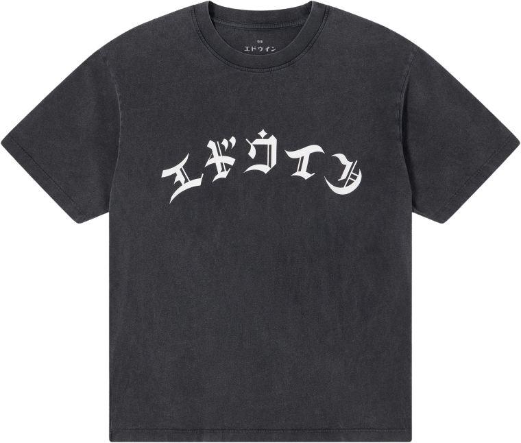 Edwin Motto T-Shirt Grey