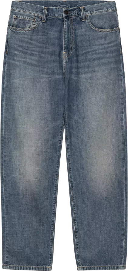 Carhartt WIP Aaron Pant Blue Dark Used Wash