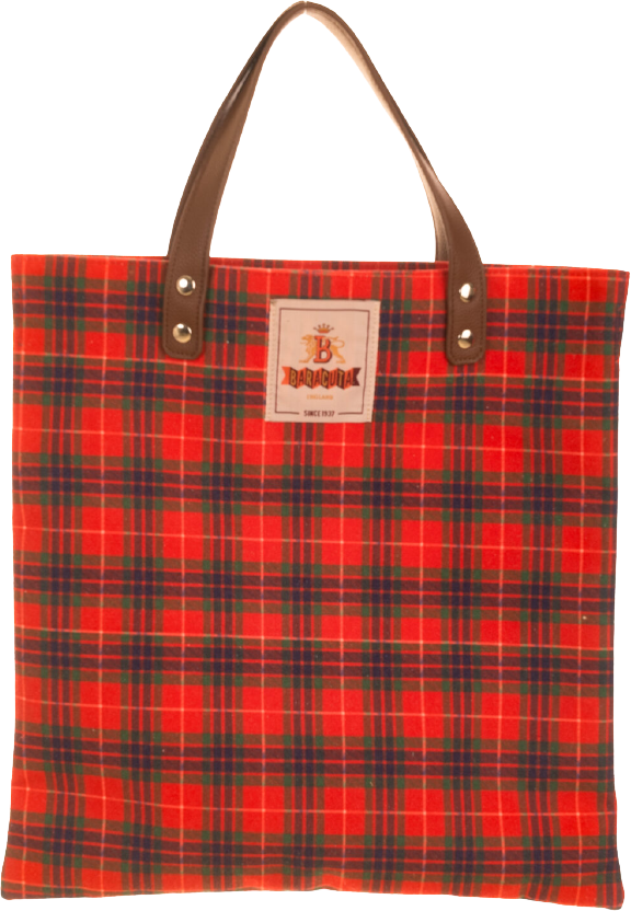 Baracuta Tartan Tote Red Fraser Tartan