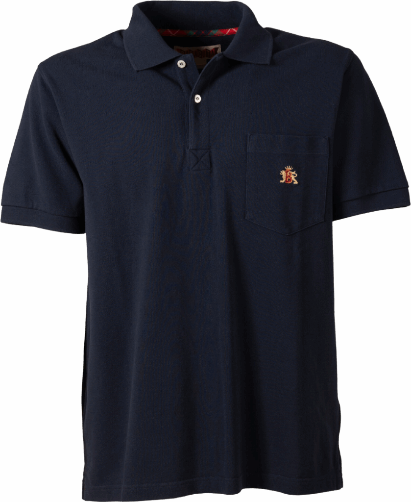 Baracuta Pique Polo Navy