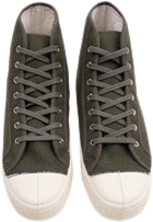 US Rubber Military Wool High Top Military Green/Ecru