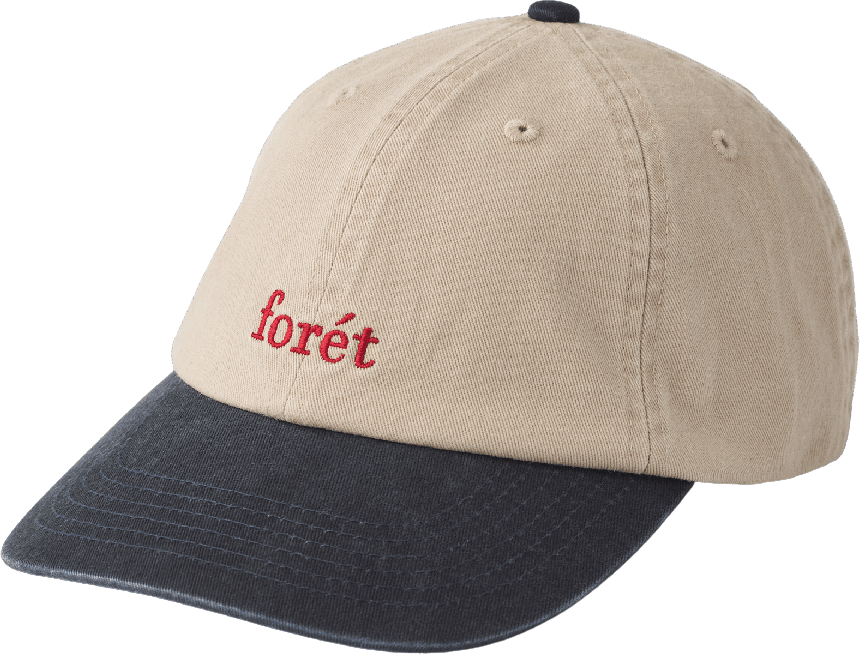 Forét Hawk Washed 2-Tone Cap Khaki/Navy