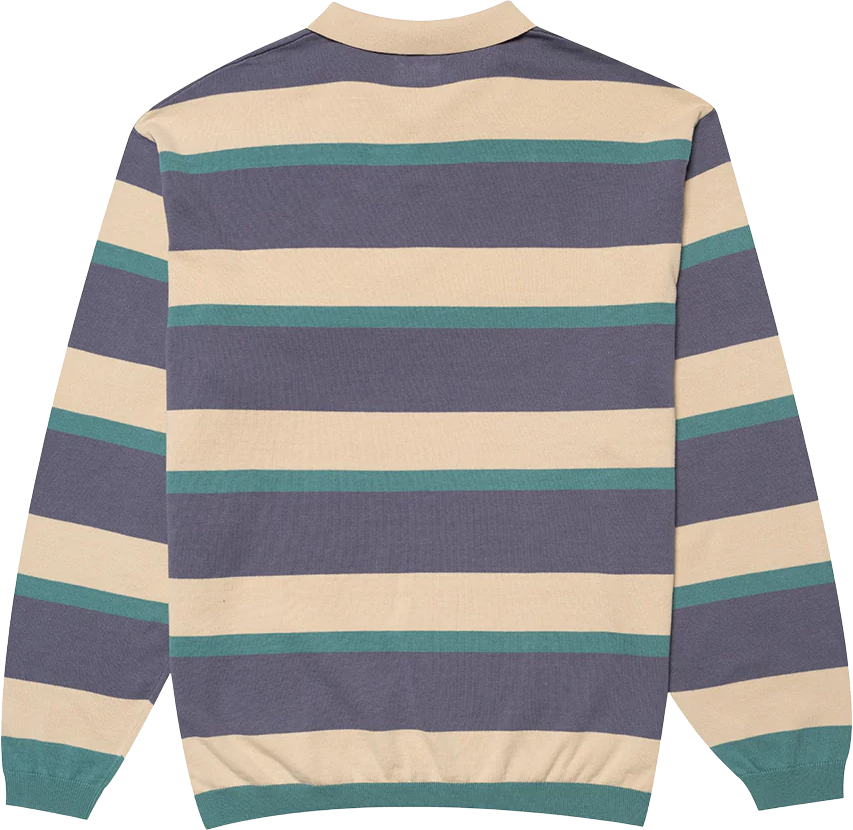 Parlez Pipe Longsleeve Polo Knit Purple Haze