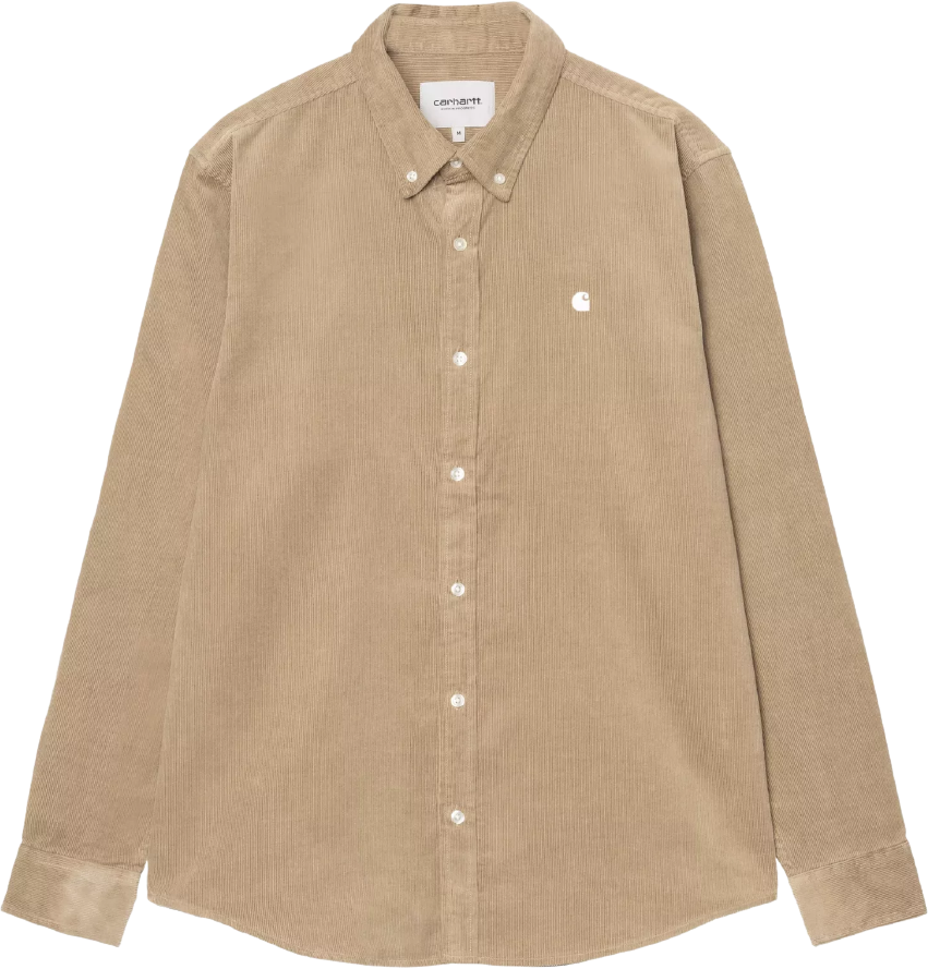 Carhartt WIP L/S Madison Fine Cord Shirt Iroko/Wax