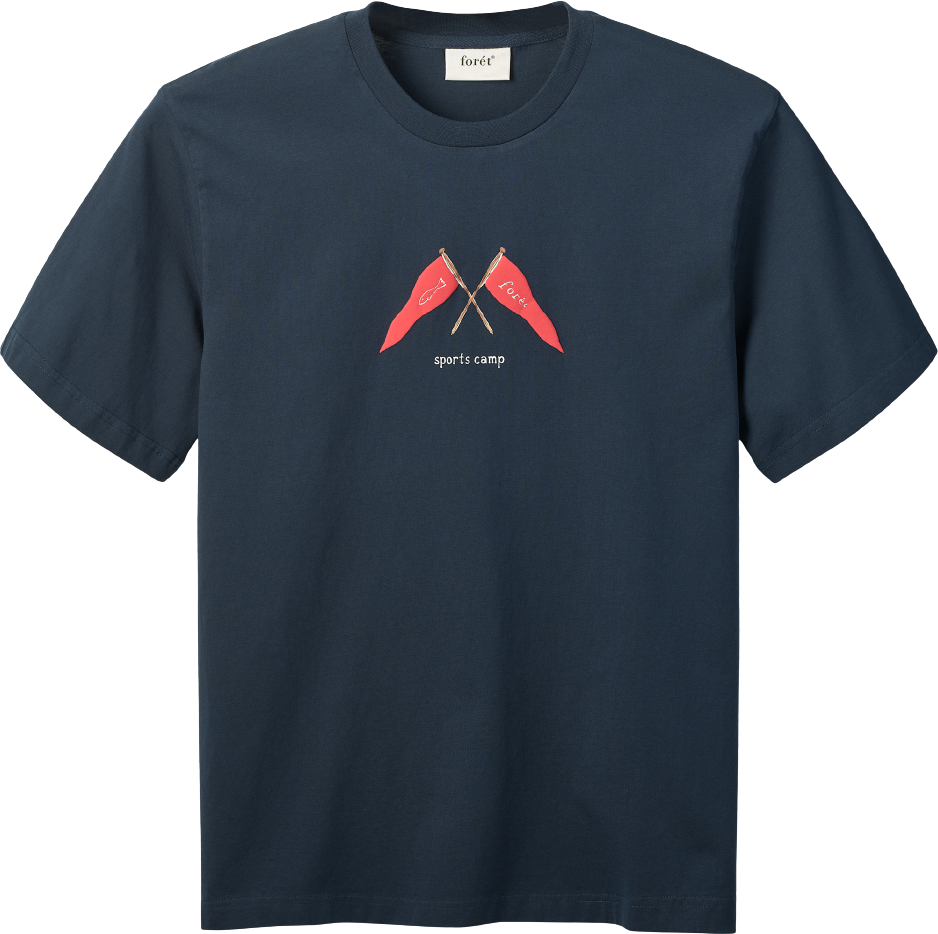 Forét Pennant T-Shirt Navy