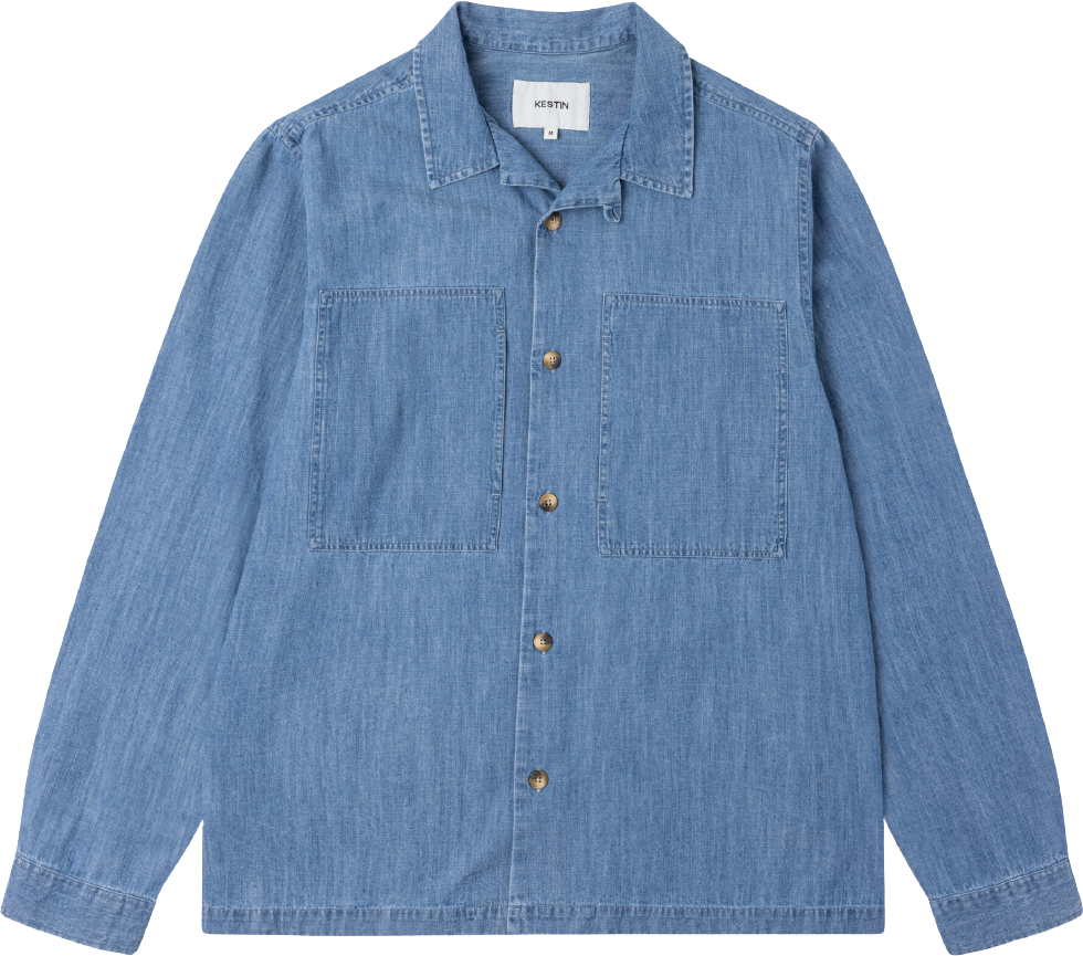 Kestin Durno Overshirt Washed Denim