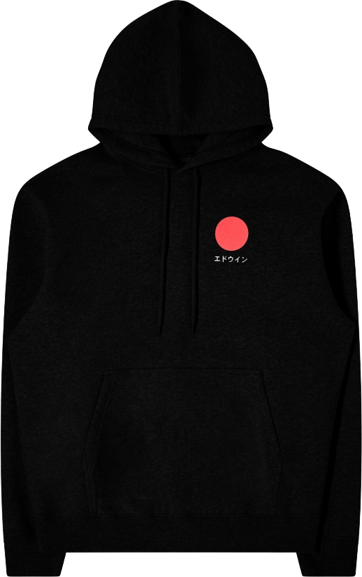 Edwin Japanese Sun Hoodie Sweat Black