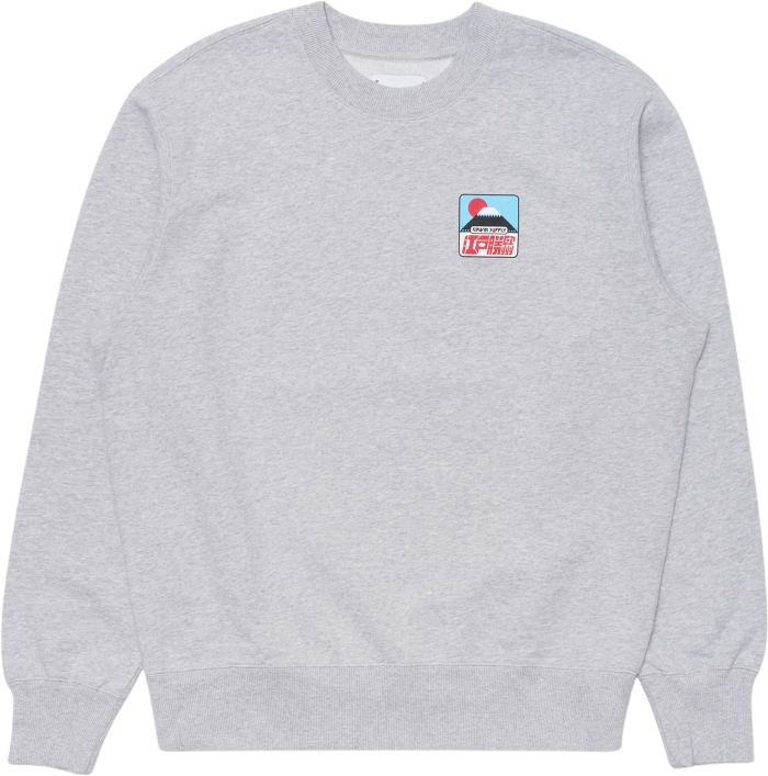 Edwin Sunset On Fuji San Sweat Grey Marl