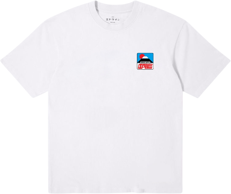 Edwin Sunset On Fuji San T-Shirt White