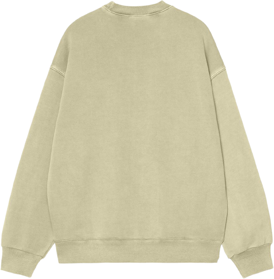 Carhartt WIP Nelson Sweat Gentle Green Garment Dyed